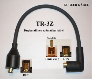 TRAFÓKÁBEL TR-3Z 70CM PIPA VÉGGEL