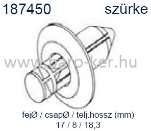 187450 KÁRPITPATENT DEAWOO MATIZ